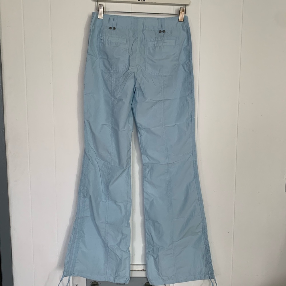 Baby Blue Y2K Fitted Joggers